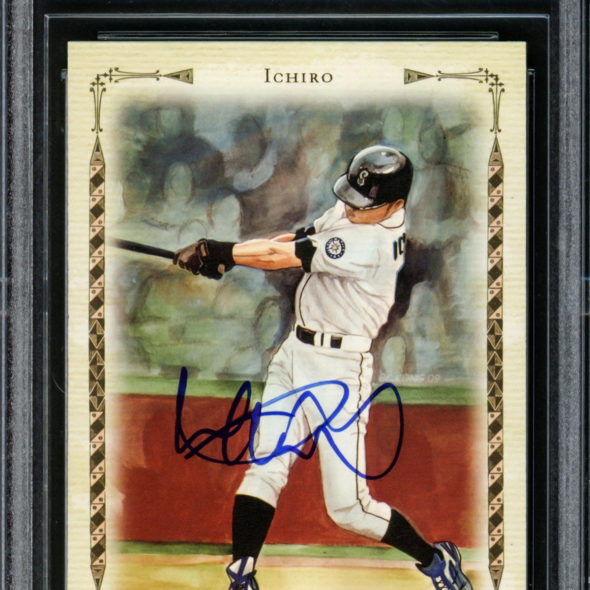 Ichiro Suzuki Autographed 2009 Topps Allen & Ginter Card #AGHS14