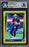 Mac Jones Autographed 2021 Donruss Gold Press Proof Rookie Card #255 New England Patriots Beckett BAS Stock #220336