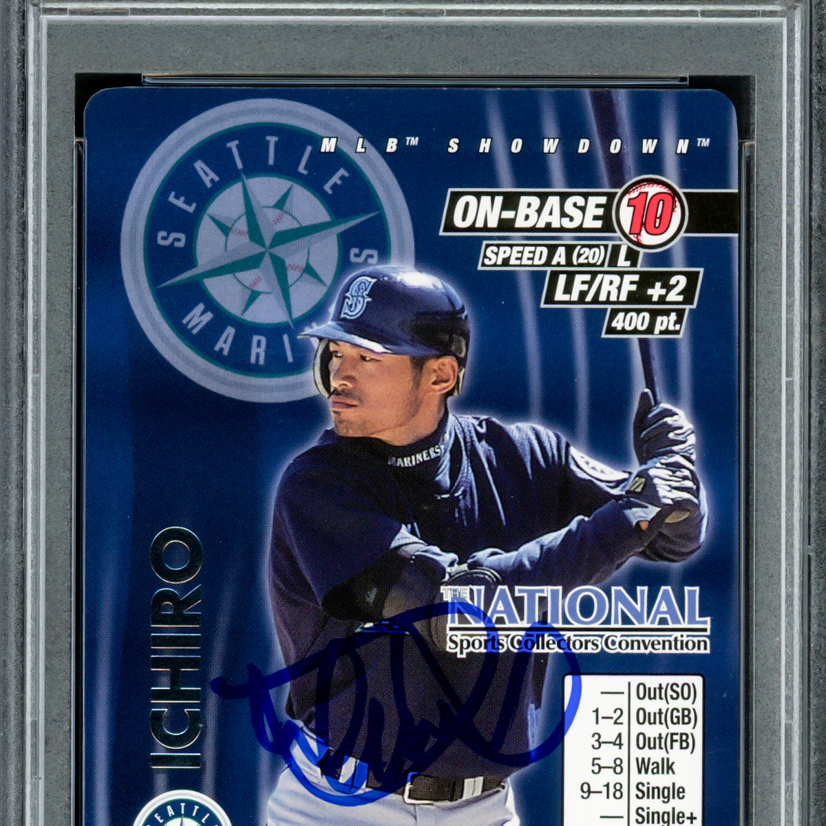 Ichiro Suzuki Autographed 2001 MLB Showdown National Promo Rookie
