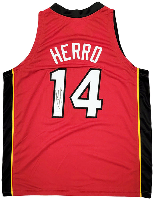 Miami Heat Tyler Herro Autographed Red Jersey JSA Stock #207953 - RSA