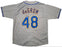 New York Mets Jacob deGrom Autographed Gray Jersey JSA Stock #208150 - RSA