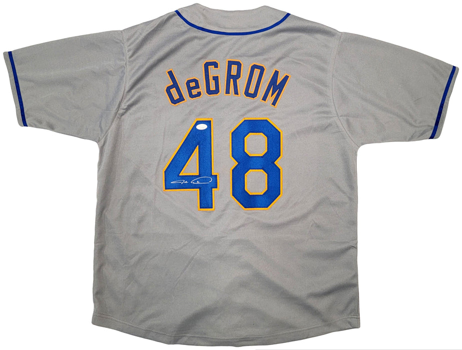 New York Mets Jacob deGrom Autographed Gray Jersey JSA Stock #208150 - RSA
