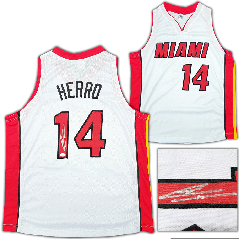 Miami Heat Tyler Herro Autographed White Jersey JSA Stock #207954 - RSA