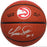 Dominique Wilkins Autographed Official Hawks Logo Wilson Basketball Atlanta Hawks Beckett BAS Witness Stock #207947 - RSA