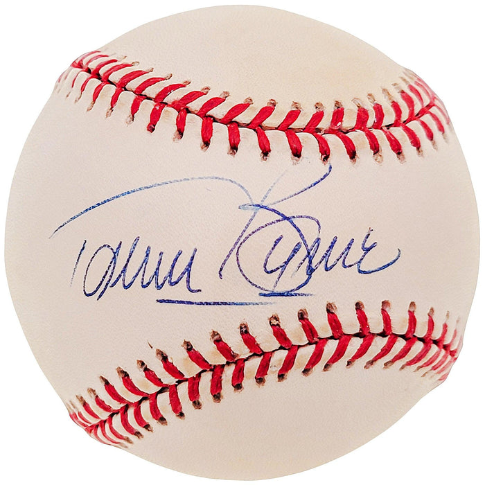 Tommy Byrne Autographed Official AL Baseball New York Yankees Beckett BAS #F26202 - RSA