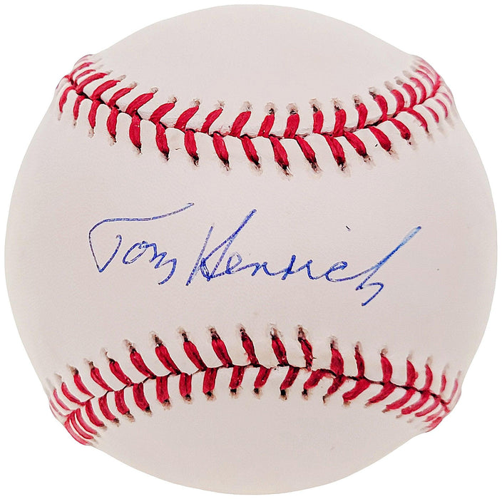 Tommy Tom Henrich Autographed Official AL Baseball New York Yankees Beckett BAS #F26954 - RSA