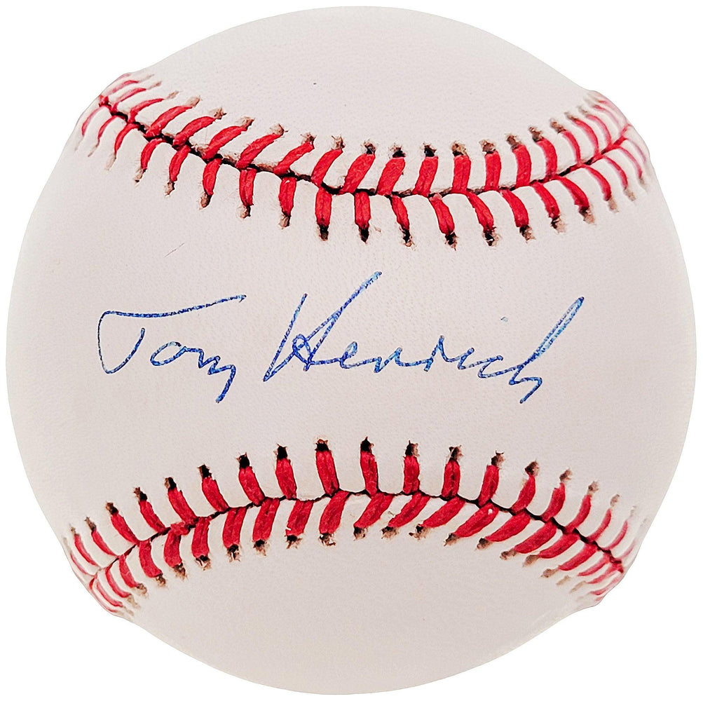 Tommy Tom Henrich Autographed Official AL Baseball New York Yankees Beckett BAS #F26963 - RSA