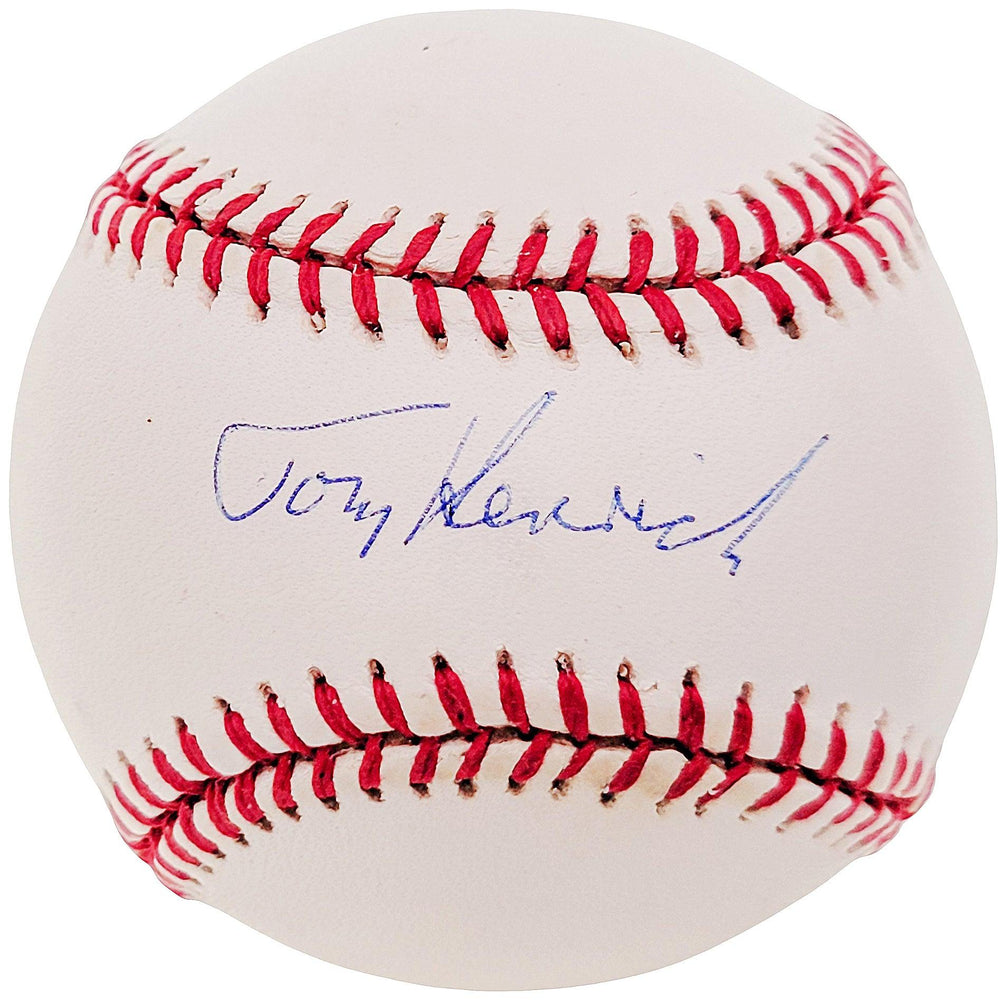 Tommy Tom Henrich Autographed Official AL Baseball New York Yankees Beckett BAS #F26956 - RSA