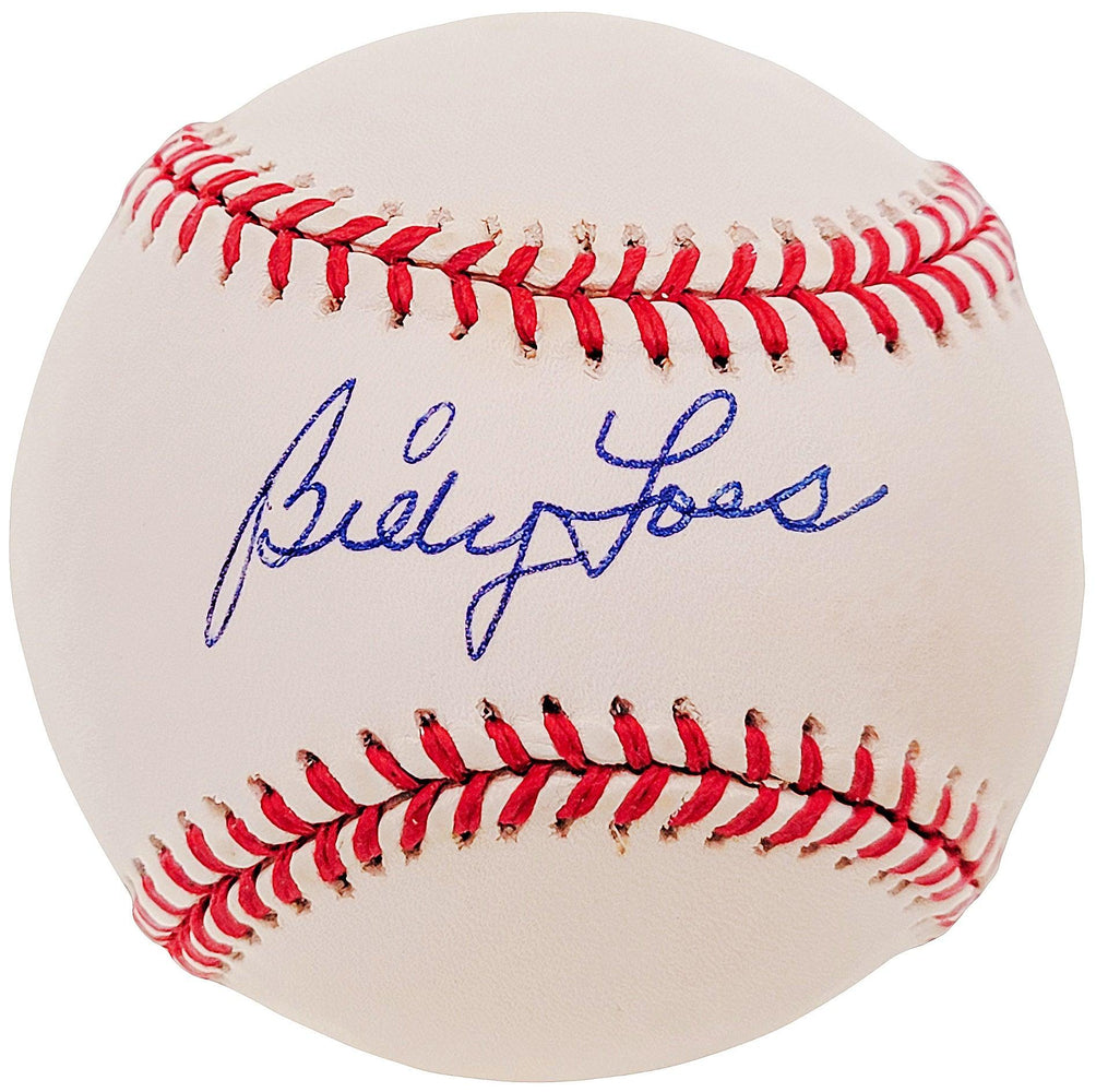 Billy Loes Autographed Official NL Baseball Brooklyn Dodgers Beckett BAS #F29454 - RSA