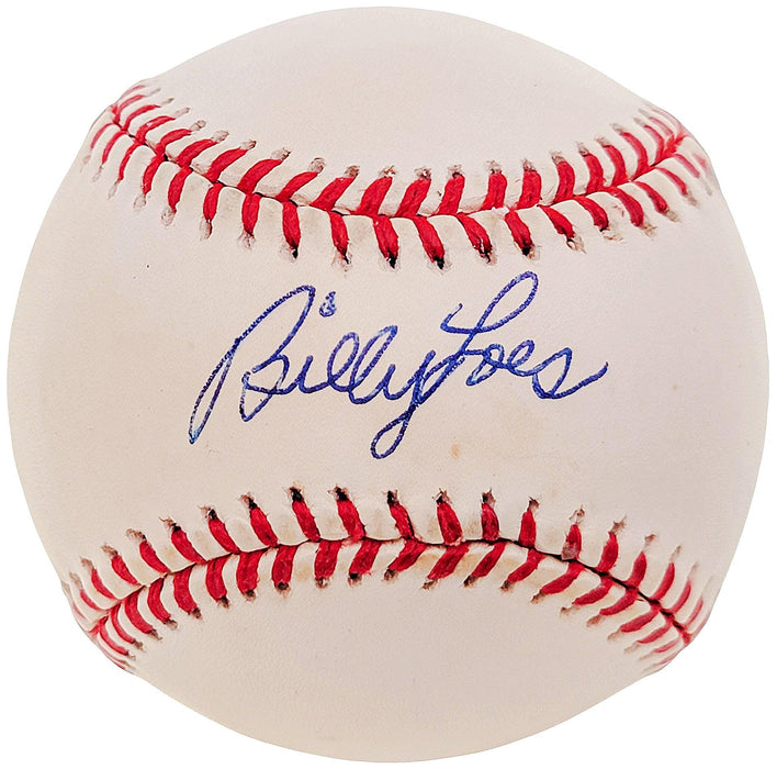 Billy Loes Autographed Official NL Baseball Brooklyn Dodgers Beckett BAS #F29448 - RSA