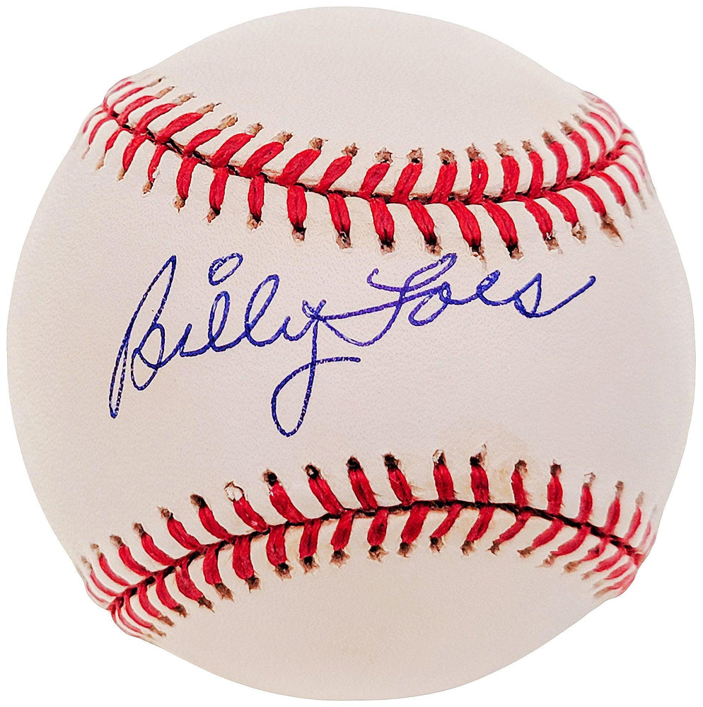 Billy Loes Autographed Official NL Baseball Brooklyn Dodgers Beckett BAS #F29449 - RSA