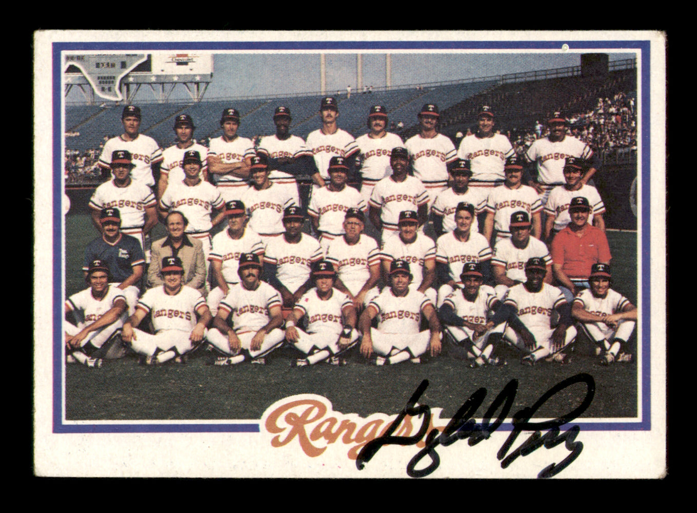 Gaylord Perry Autographed 1978 Topps Checklist Card #659 Texas Rangers SKU #219149
