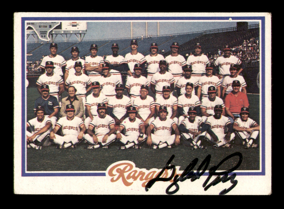 Gaylord Perry Autographed 1978 Topps Checklist Card #659 Texas Rangers SKU #219149