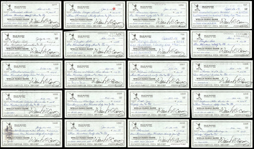 Lot of 20 Willie McCovey 3x6 Checks San Francisco Giants SKU #219425