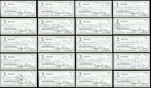 Lot of 20 Willie McCovey 3x6 Checks San Francisco Giants SKU #219426