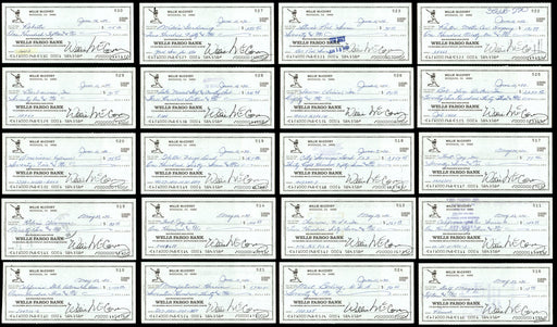 Lot of 20 Willie McCovey 3x6 Checks San Francisco Giants SKU #219429