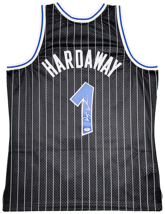 Orlando Magic Anfernee Penny Hardaway Autographed Black Authentic Mitchell & Ness 1994-95 Hardwood Classic Swingman Jersey Size L PSA/DNA Stock #208253 - RSA