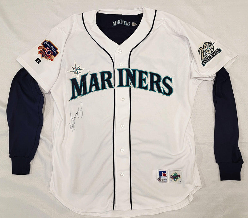 Seattle Mariners With Undershirt Ken Griffey Jr. Autographed White 199 — RSA