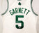 Boston Celtics Kevin Garnett Autographed White Mitchell & Ness 2007-08 Hardwood Classics NBA Finals Patch Jersey Size M Beckett BAS Witness #WV46232 - RSA