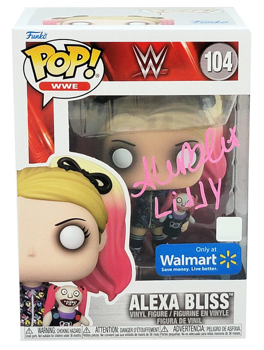 Alexa Bliss Autographed Funko Pop #104 Vinyl Figurine "Lilly" Beckett BAS Witness Stock #208706 - RSA