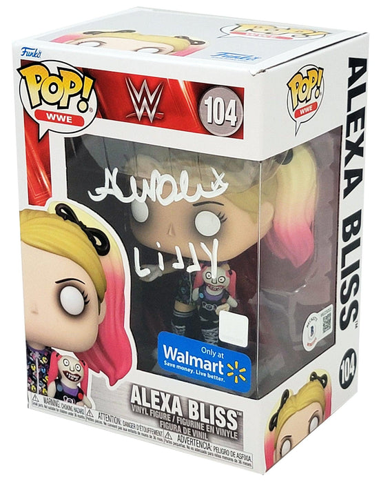 Alexa Bliss Autographed Funko Pop #104 Vinyl Figurine "Lilly" Beckett BAS Witness Stock #208709 - RSA
