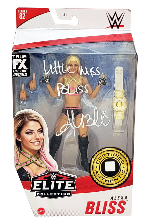 Alexa Bliss Autographed WWE Elite Collection #82 Action Figure "Little Miss Bliss" Beckett BAS Witness Stock #208701 - RSA