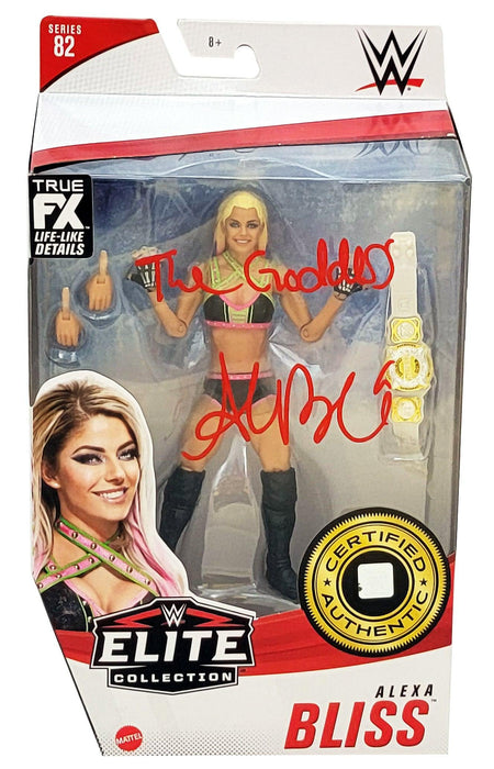Alexa Bliss Autographed WWE Elite Collection #82 Action Figure "The Goddess" Beckett BAS Witness Stock #208694 - RSA