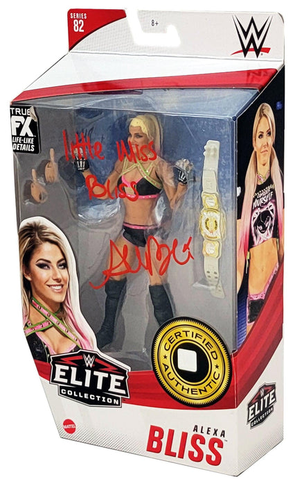 Alexa Bliss Autographed WWE Elite Collection #82 Action Figure "Little Miss Bliss" Beckett BAS Witness Stock #208695 - RSA