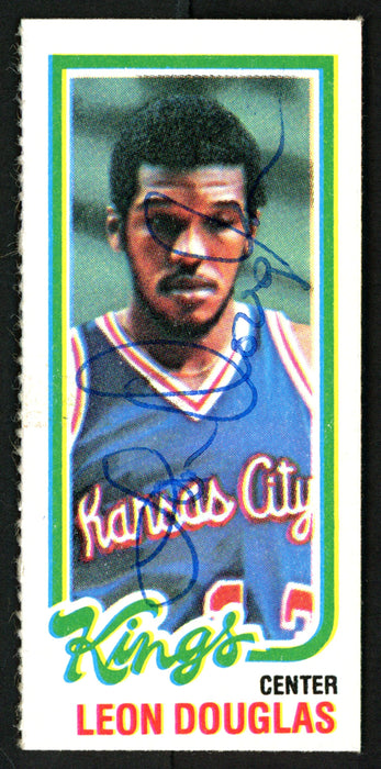 Leon Douglas Autographed 1980-81 Topps Card #85 Kansas City Kings SKU #150264 - RSA