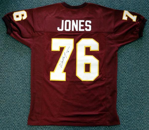 Florida State Seminoles Walter Jones Autographed Red Jersey MCS Holo Stock #72405 - RSA
