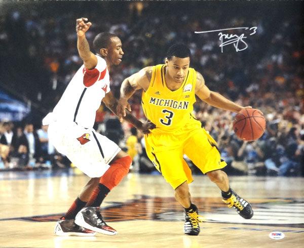 Trey Burke Autographed 16x20 Photo Michigan Wolverines PSA/DNA Stock #79260 - RSA