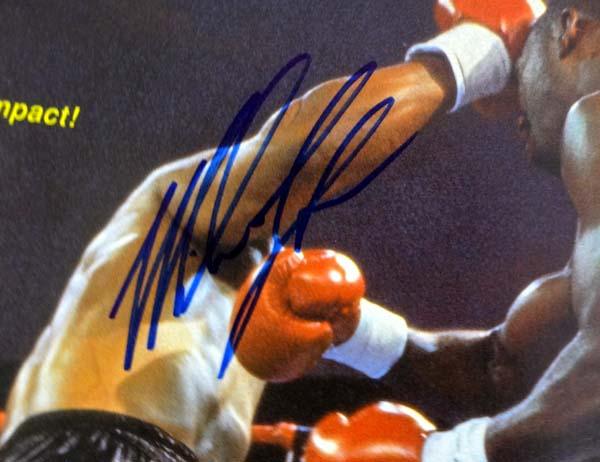 Mike Tyson & Henry Tillman Autographed Magazine Poster Photo Vintage PSA/DNA #T19764 - RSA