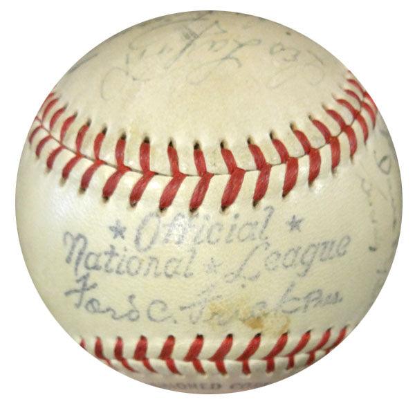 1948 New York Giants Autographed Official NL Baseball With 19 Signatures Including Johnny Mize PSA/DNA #W06937 - RSA