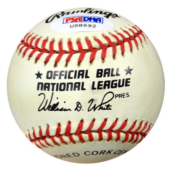 Mike Sandlock Autographed Official NL Baseball Brooklyn Dodgers PSA/DNA #U58692 - RSA