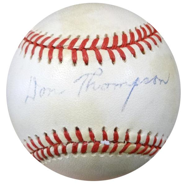 Don Thompson Autographed Official NL Baseball Brooklyn Dodgers PSA/DNA #Z80269 - RSA
