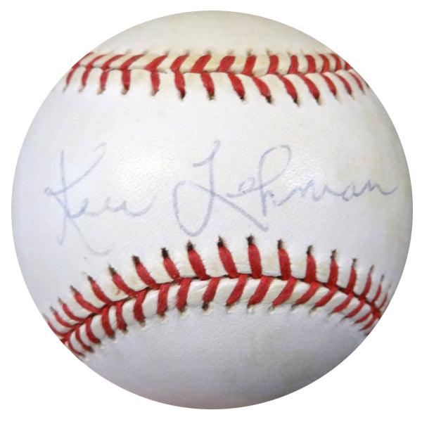 Ken Lehman Autographed Official NL Baseball Brooklyn Dodgers PSA/DNA #Z80270 - RSA