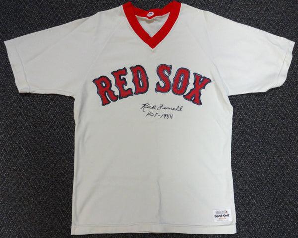 Boston Red Sox Rick Ferrell Autographed White Jersey "HOF 1984" PSA/DNA #V11327 - RSA