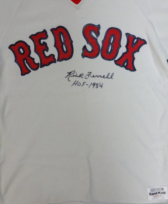 Boston Red Sox Rick Ferrell Autographed White Jersey "HOF 1984" PSA/DNA #V11327 - RSA