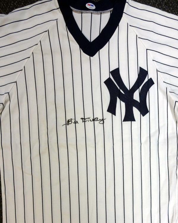 New York Yankees Bill Dickey Autographed White Jersey PSA/DNA #V09863 - RSA