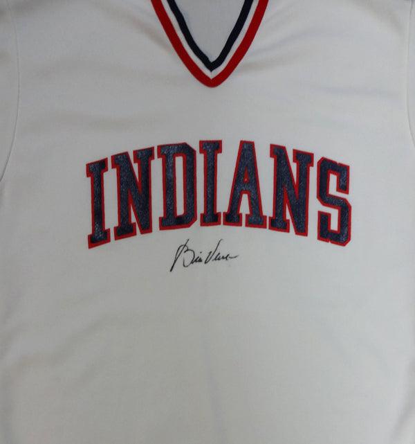 Cleveland Indians Bill Veeck Autographed White Jersey Team Owner PSA/DNA #X04495 - RSA
