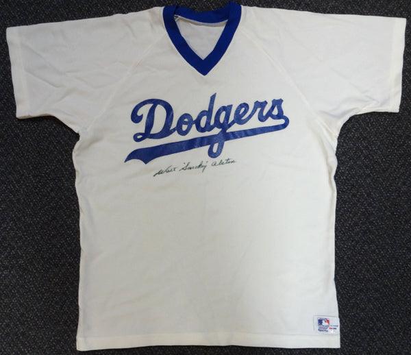 Los Angeles Dodgers Walter "Walt" Alston Autographed White Jersey "Smokey" PSA/DNA #W07513 - RSA