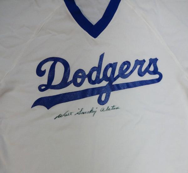 Los Angeles Dodgers Walter "Walt" Alston Autographed White Jersey "Smokey" PSA/DNA #W07513 - RSA