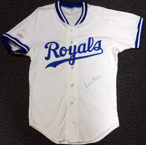 Kansas City Royals Dick Howser Autographed White Jersey PSA/DNA #W06971 - RSA