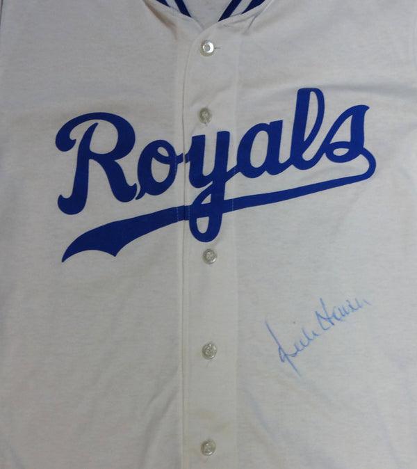 Kansas City Royals Dick Howser Autographed White Jersey PSA/DNA #W06971 - RSA