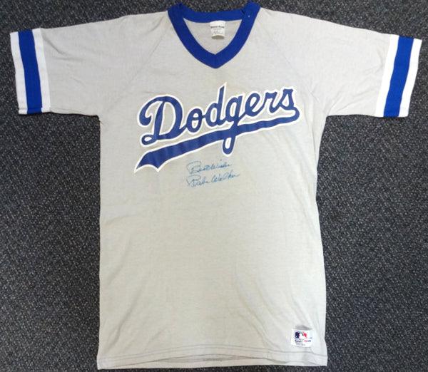 Brooklyn Dodgers Al "Rube" Walker Autographed Gray Jersey "Best Wishes" PSA/DNA #X04119 - RSA