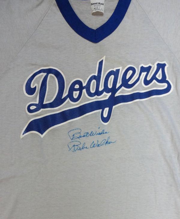 Brooklyn Dodgers Al "Rube" Walker Autographed Gray Jersey "Best Wishes" PSA/DNA #X04119 - RSA