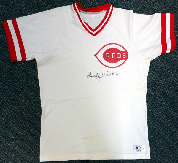 Cincinnati Reds Bucky Walters Autographed White Jersey PSA/DNA #V11071 - RSA