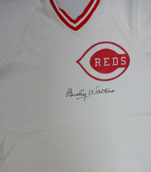 Cincinnati Reds Bucky Walters Autographed White Jersey PSA/DNA #V11071 - RSA