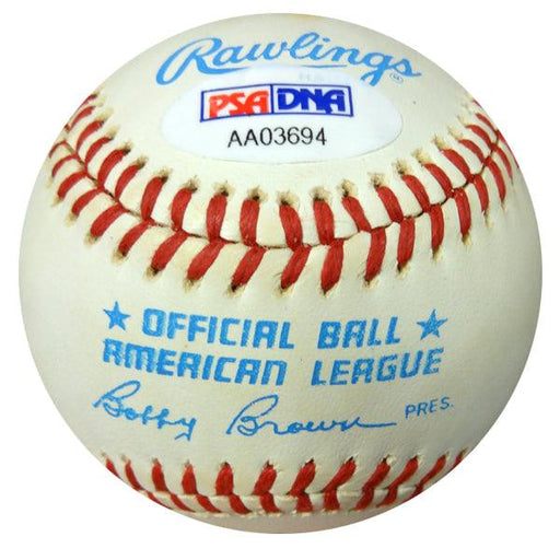 Billy Martin Autographed Official AL Baseball New York Yankees PSA/DNA #AA03694 - RSA