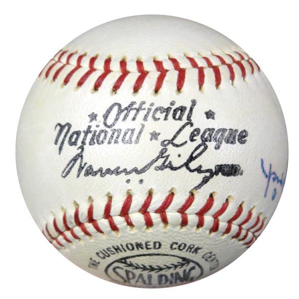 Joseph Joe Kuharich Autographed Official NL Giles Baseball Notre Dame Fighting Irish PSA/DNA #W05063 - RSA